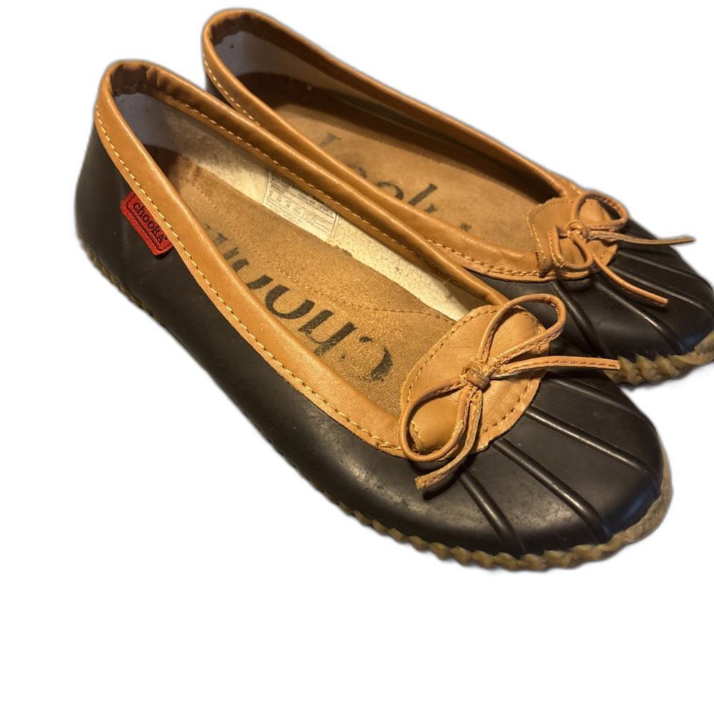 Chooka Duck Skimmer Women’s Black Size 8 Ballet Flats